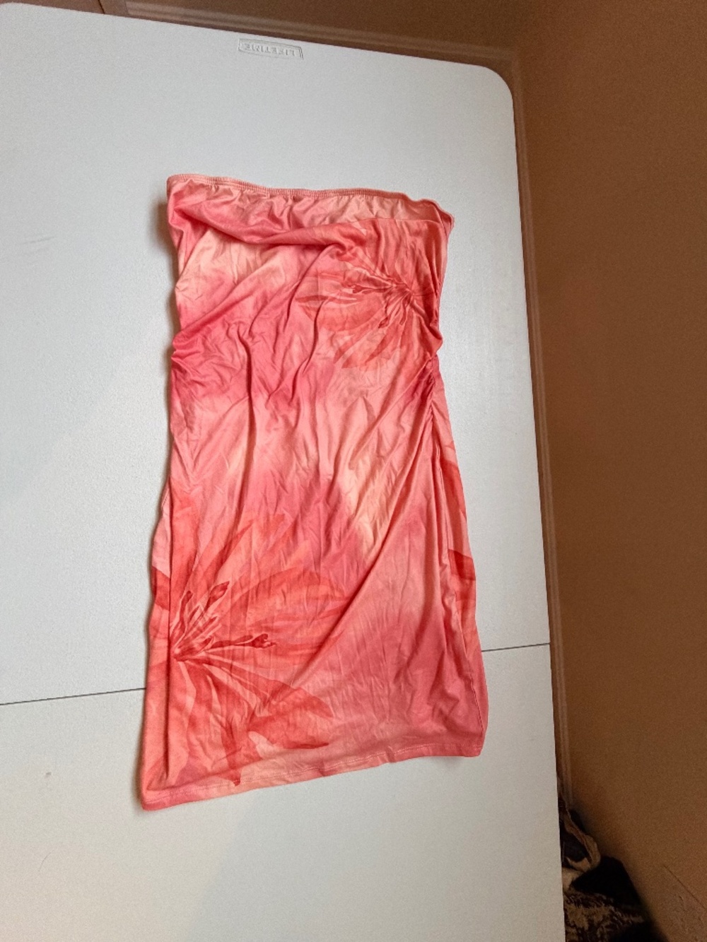 Tube top dress